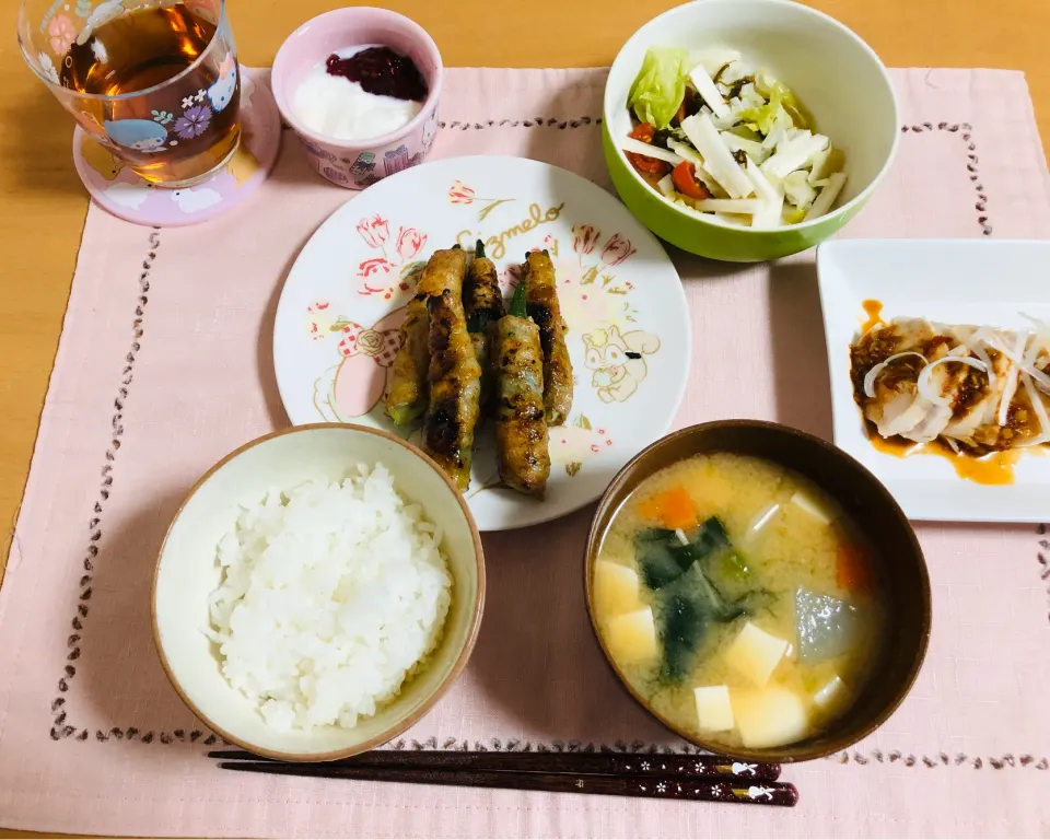 Snapdishの料理写真:オクラの豚巻き|飛鳥さん