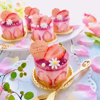 Snapdishの料理写真:いちごのムース