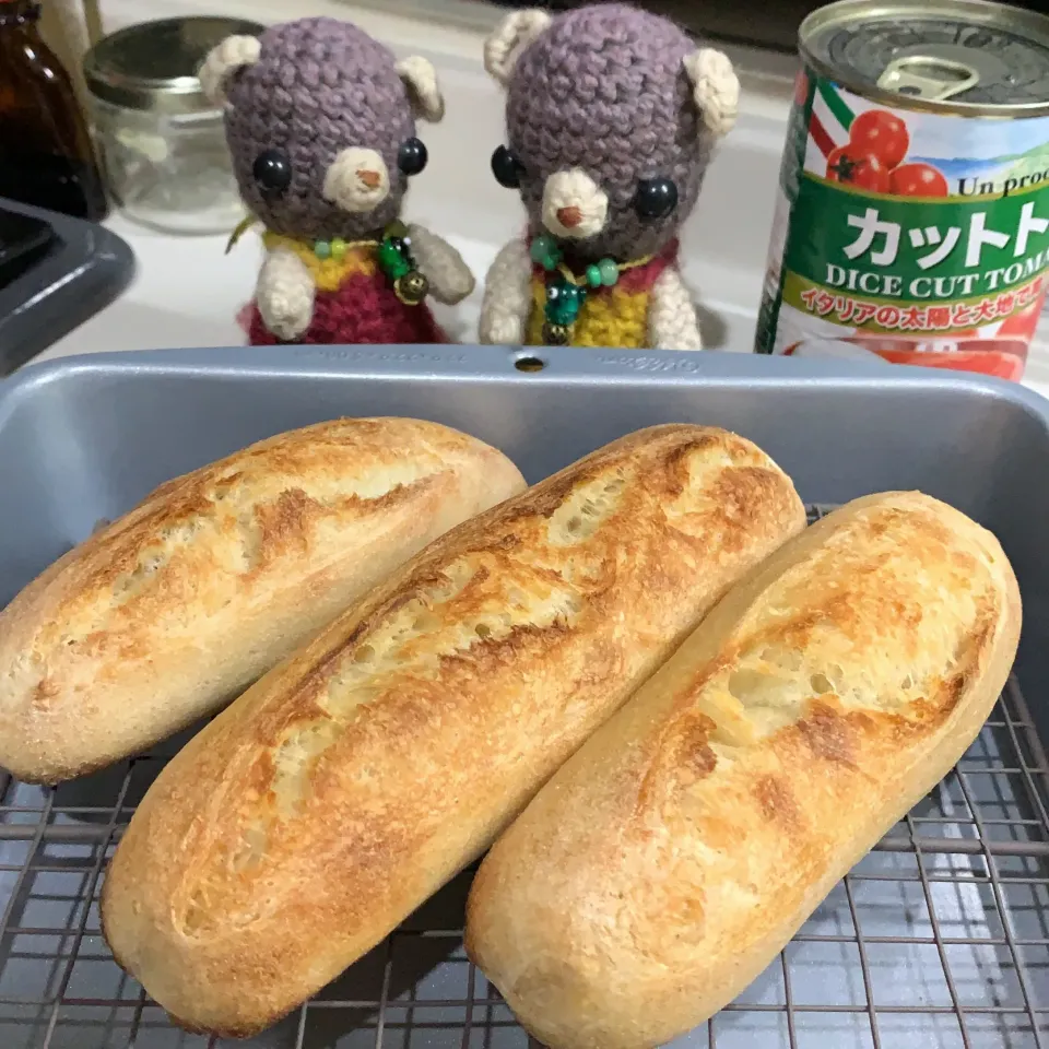 久しぶりラトラで多分フランスパン('ω')|chagashiさん