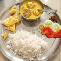 Kadhi chawal( chawal @rice & kadhi @made of curd and roasted gram powder)|emerging chefさん