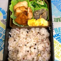 Snapdishの料理写真:2019.4.2お弁当🍙|Miho  Kumaさん