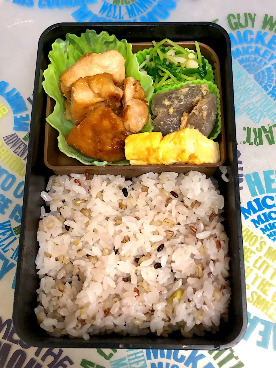 Snapdishの料理写真:2019.4.2お弁当🍙|Miho  Kumaさん