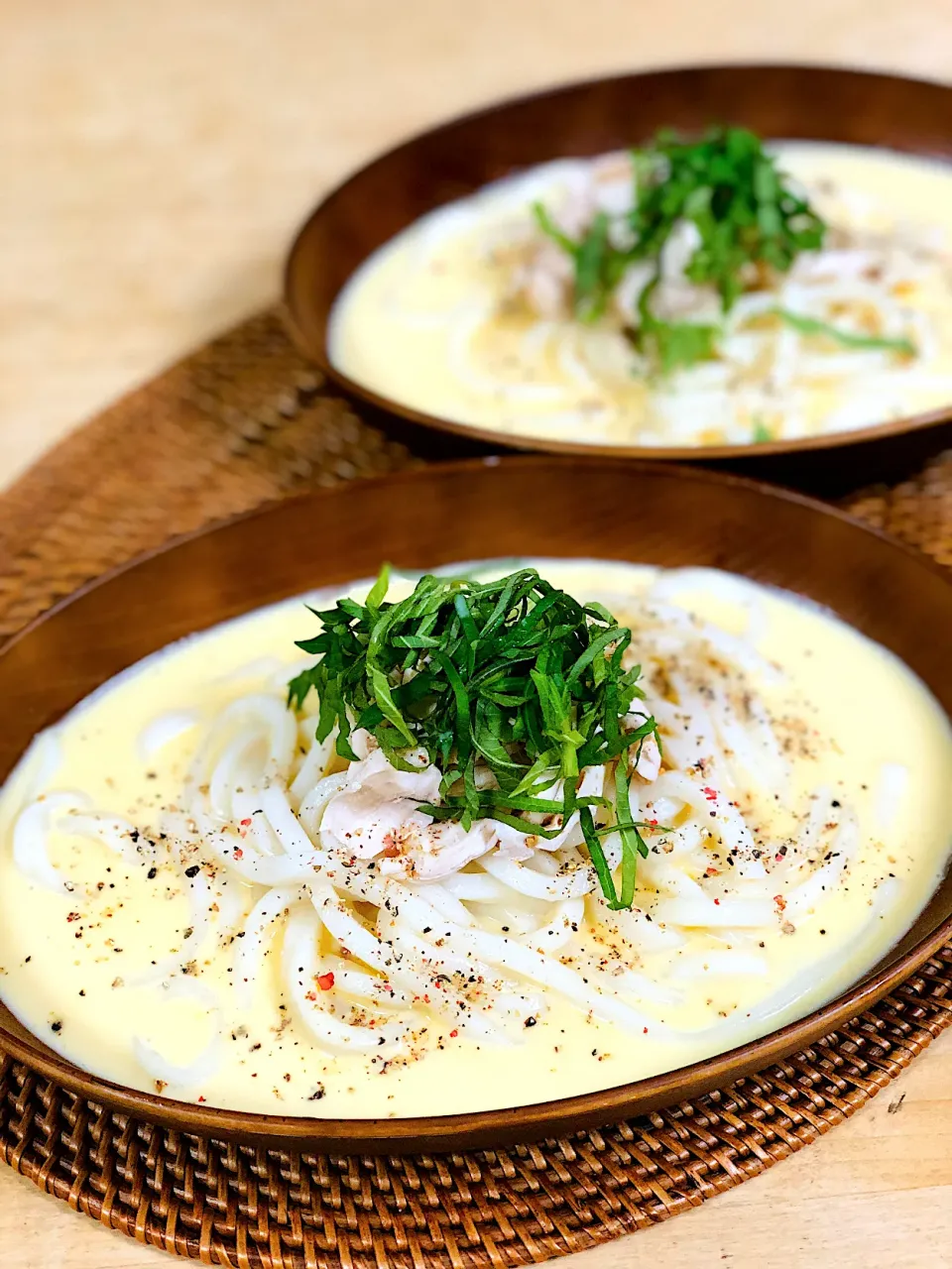 こく‼︎うま‼︎冷製コンポタうどん|かずきっちんさん