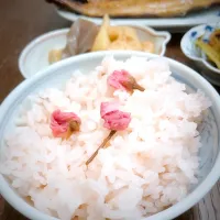 Snapdishの料理写真:4/2 桜炊き込みご飯💗