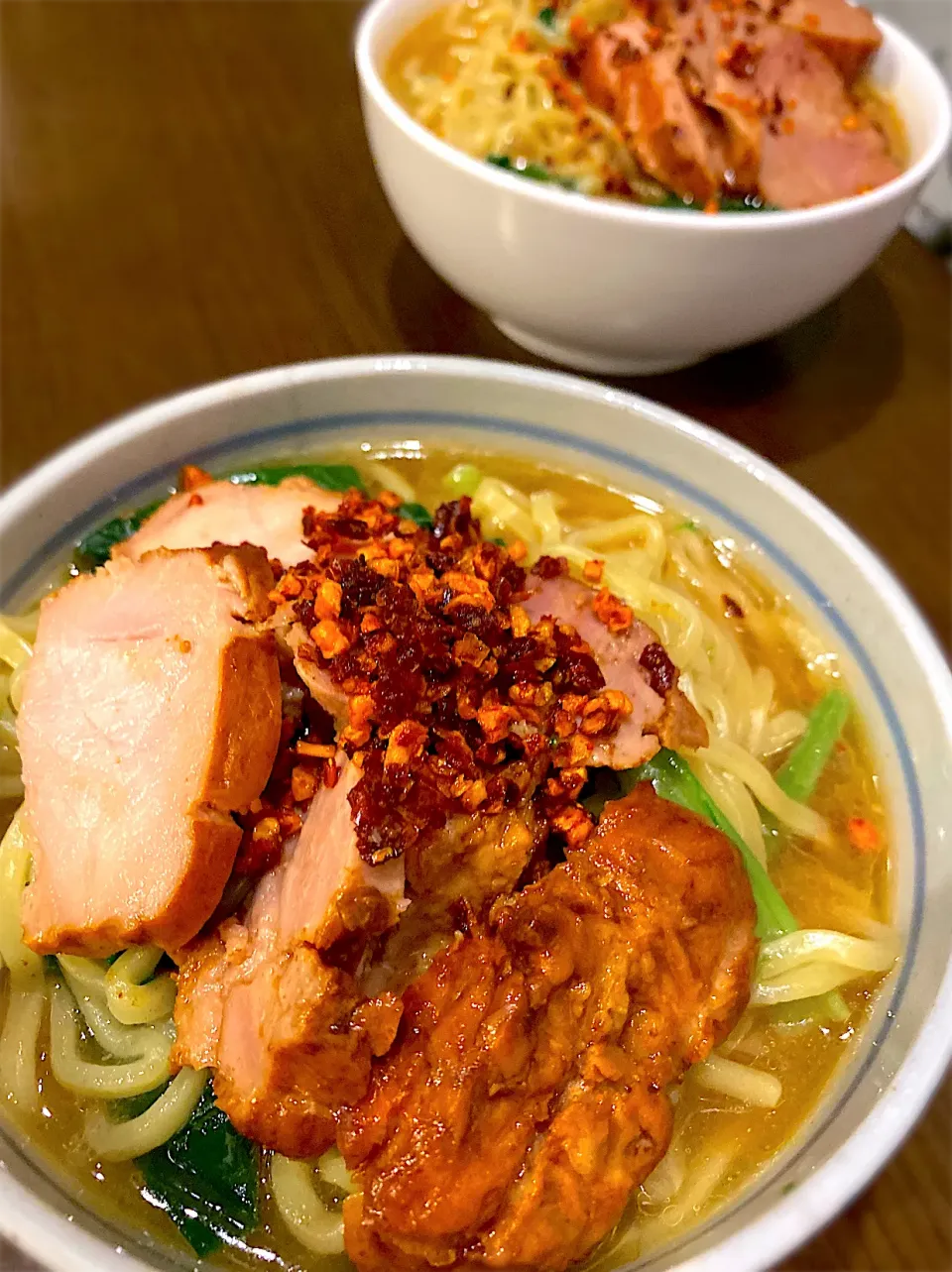 チャーシュー味噌ラーメン🍜　ニンニク七味🌶かけ|ch＊K*∀o(^^*)♪さん