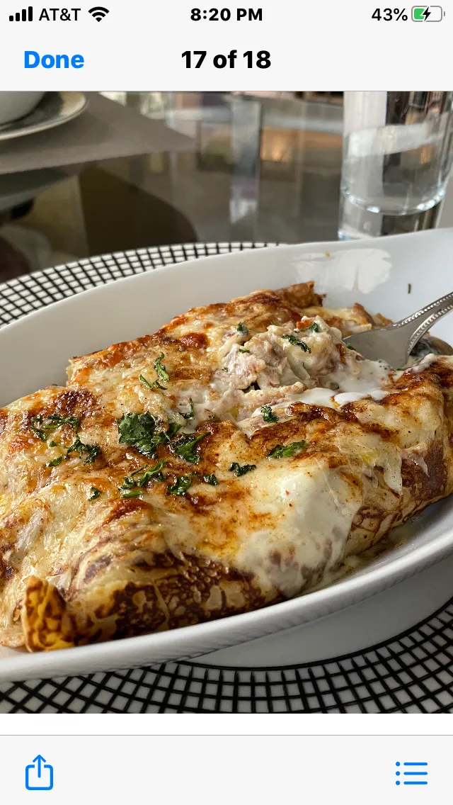 Chicken and Mushroom Crepe with Béchamel and Gruyere|Christine pavelkaさん