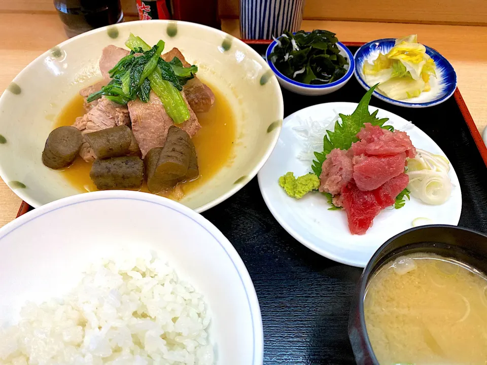 鮪の煮物と中落ち|流線形さん