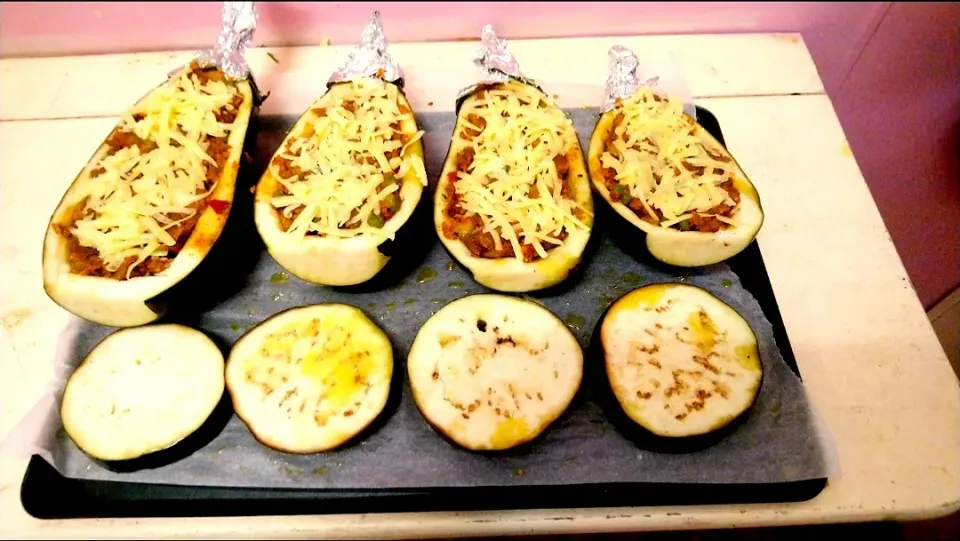 roast eggplant with beef|Novakさん