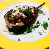 roast eggplant with beef|Novakさん