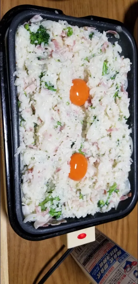 Snapdishの料理写真:カルボナーラご飯|moricchiさん