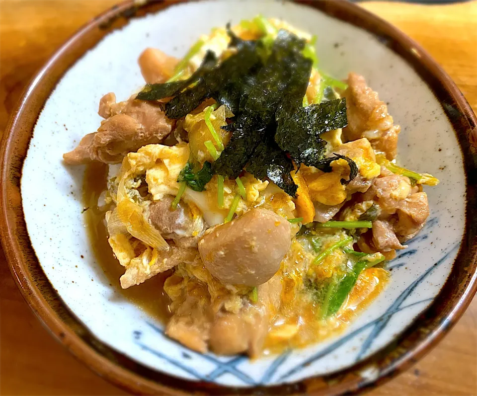 関東風親子丼|名状しがたいゴミムシのようなものさん