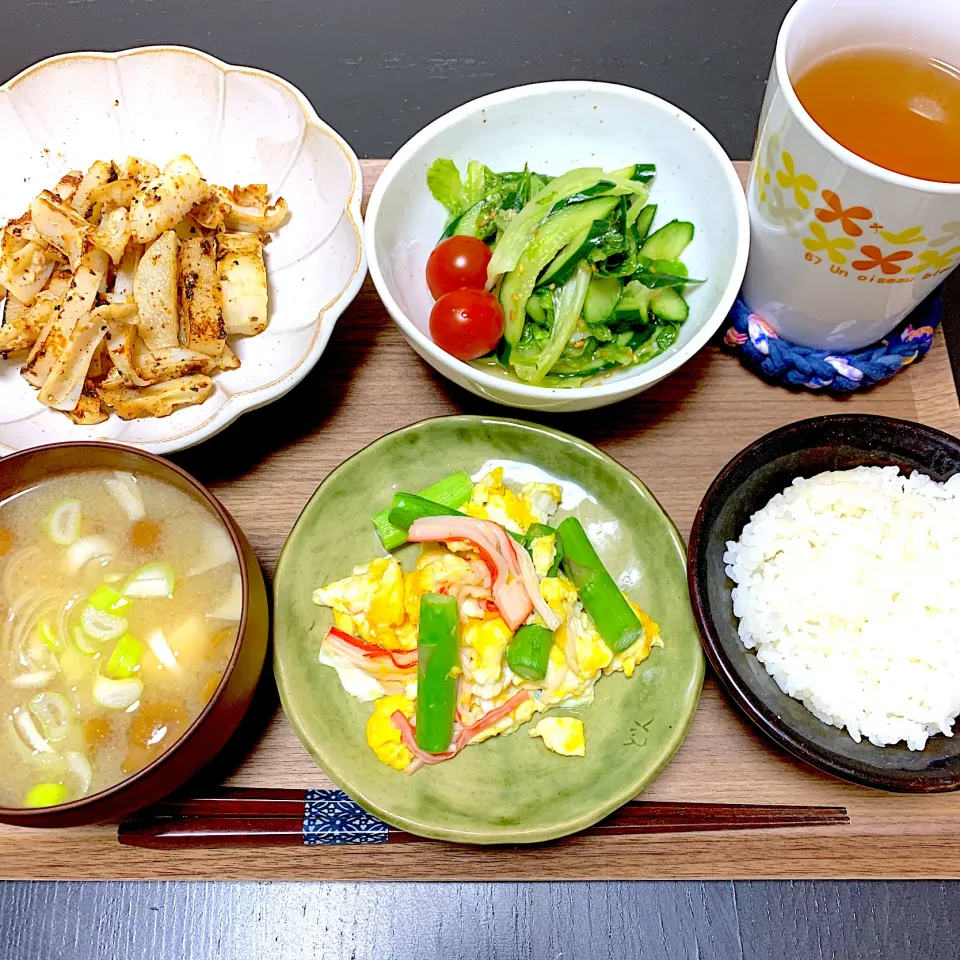 鶏軟骨と長芋の黒胡椒炒め|ちかさん