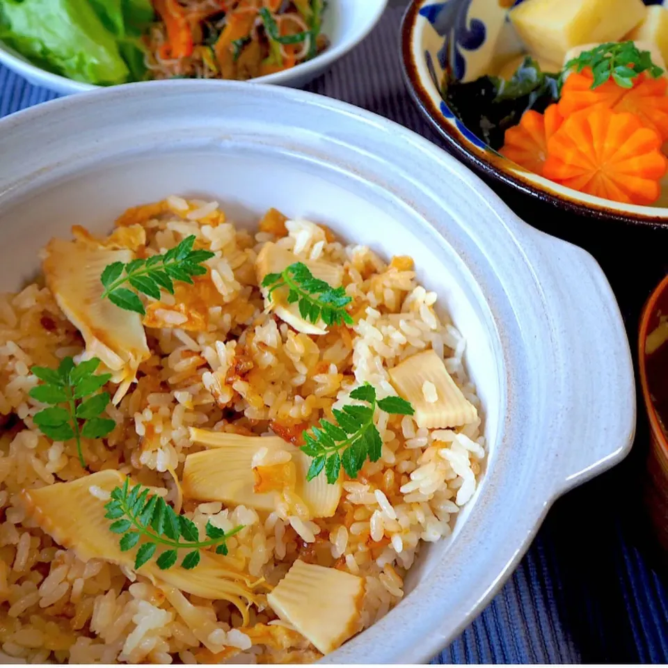 たけのこご飯と若竹煮|natuさん