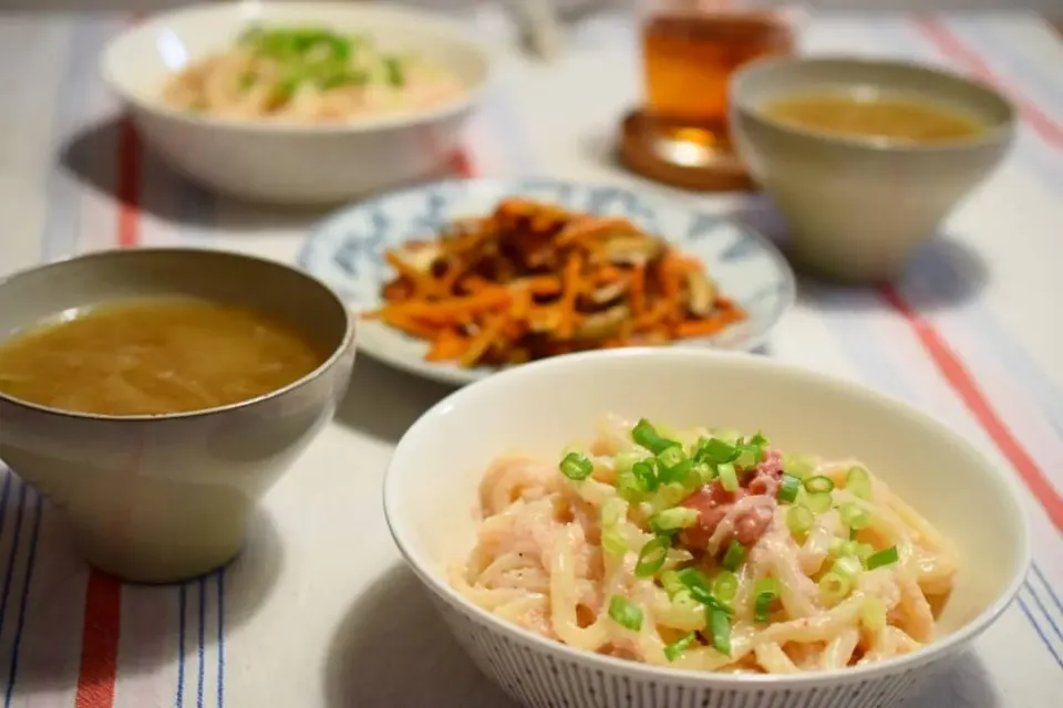 Snapdishの料理写真:明太クリームうどん
|うにんぱすさん