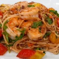 shrimp pasta|maharajさん