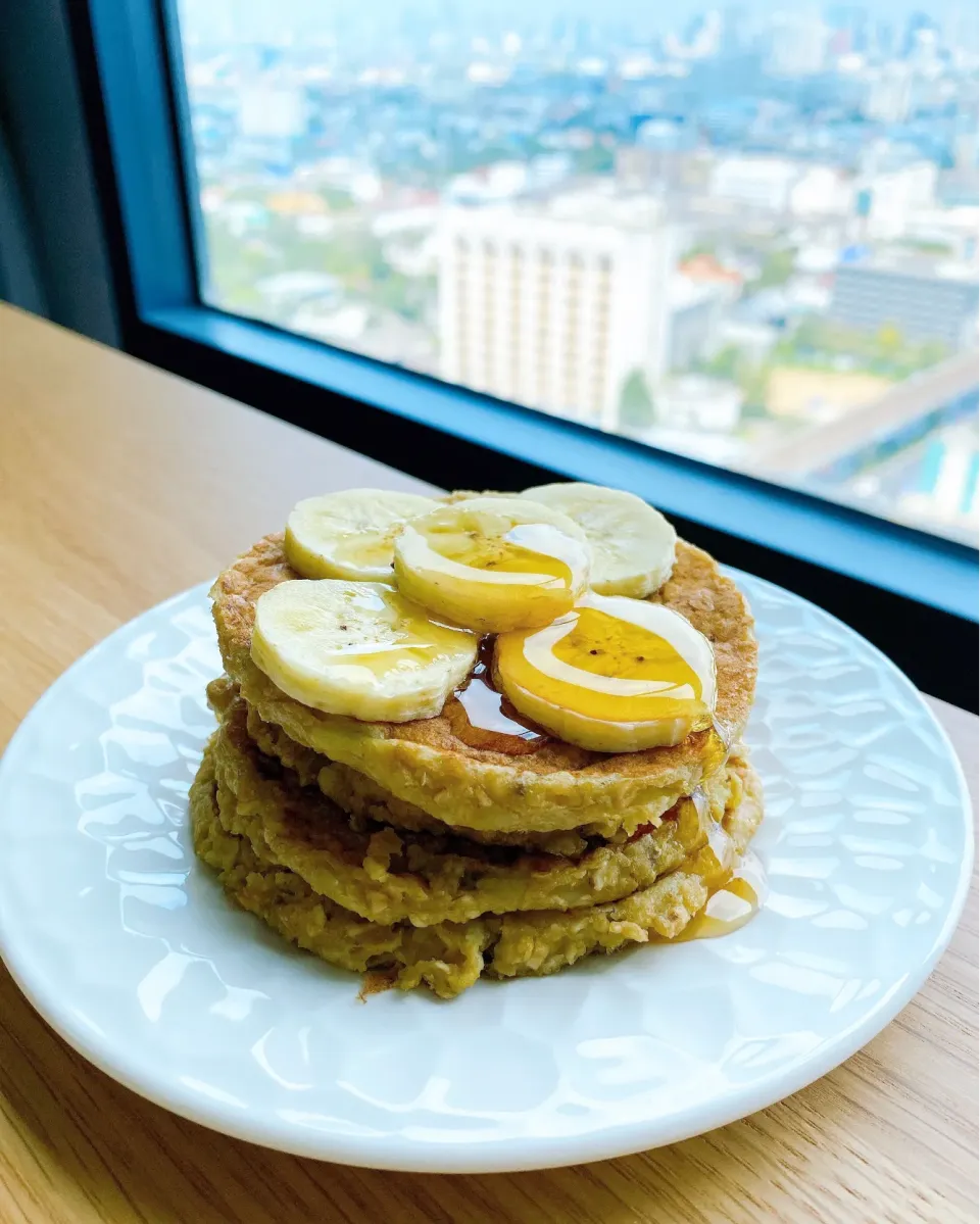 Banana oat pancake|liliさん