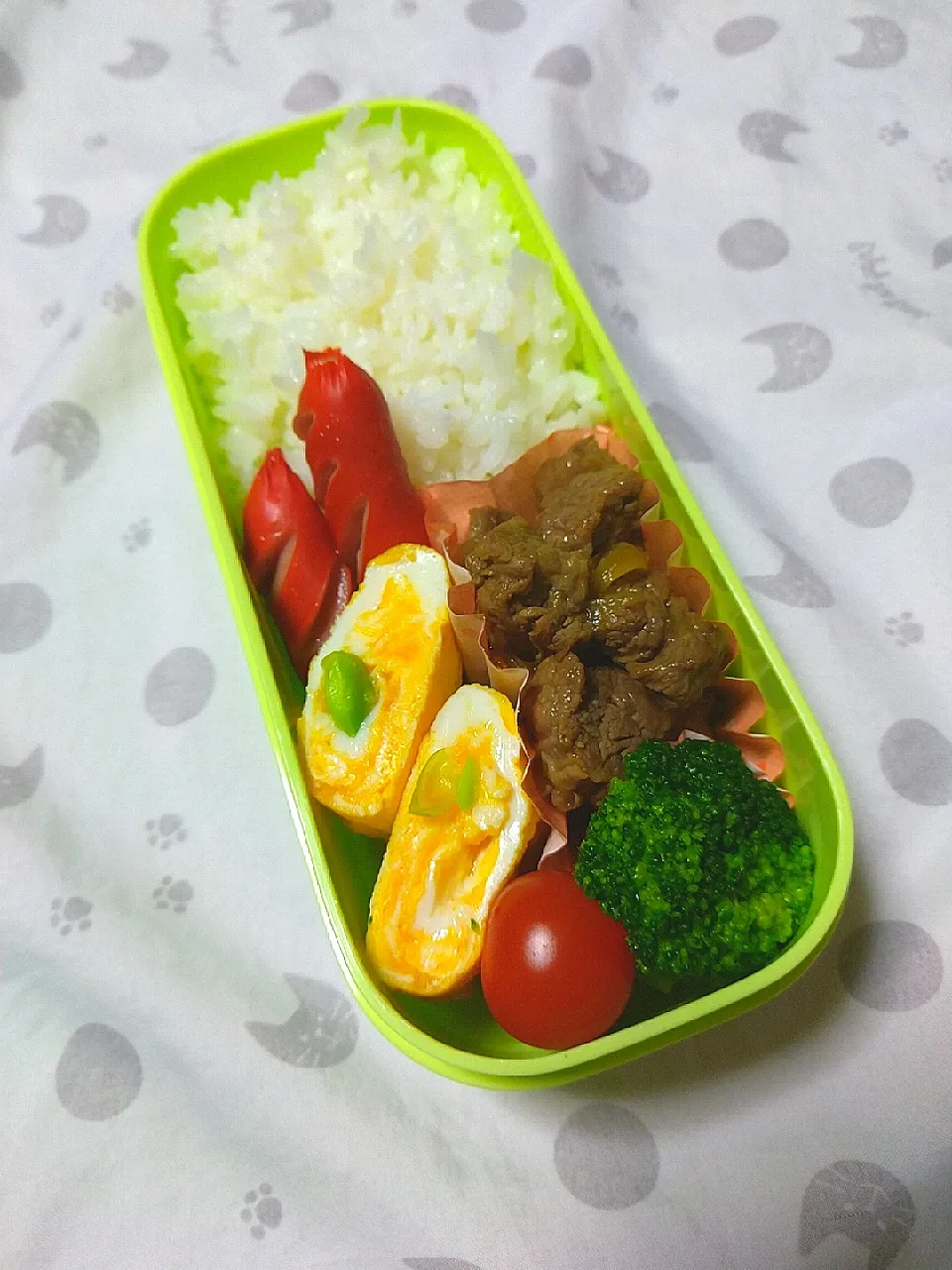 Snapdishの料理写真:牛肉のビール煮込み弁当|ゆっきーさん