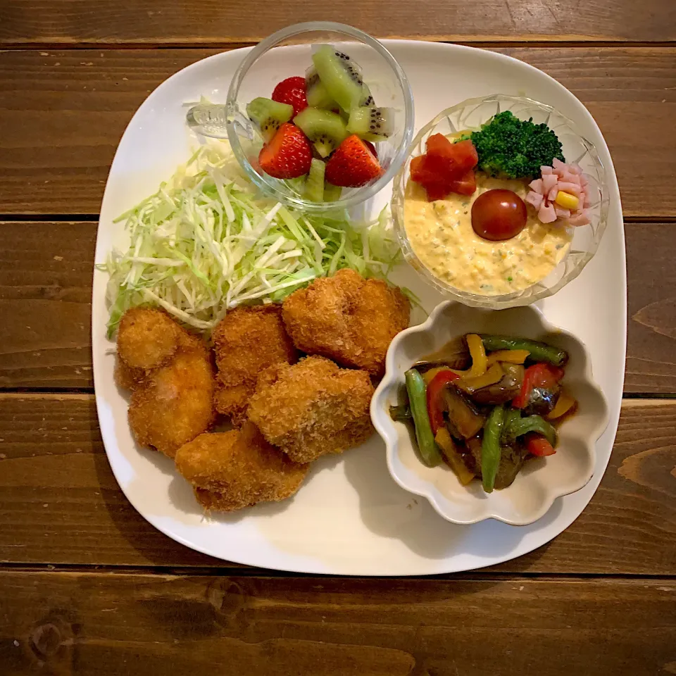 チキンカツプレート💕|ともさん