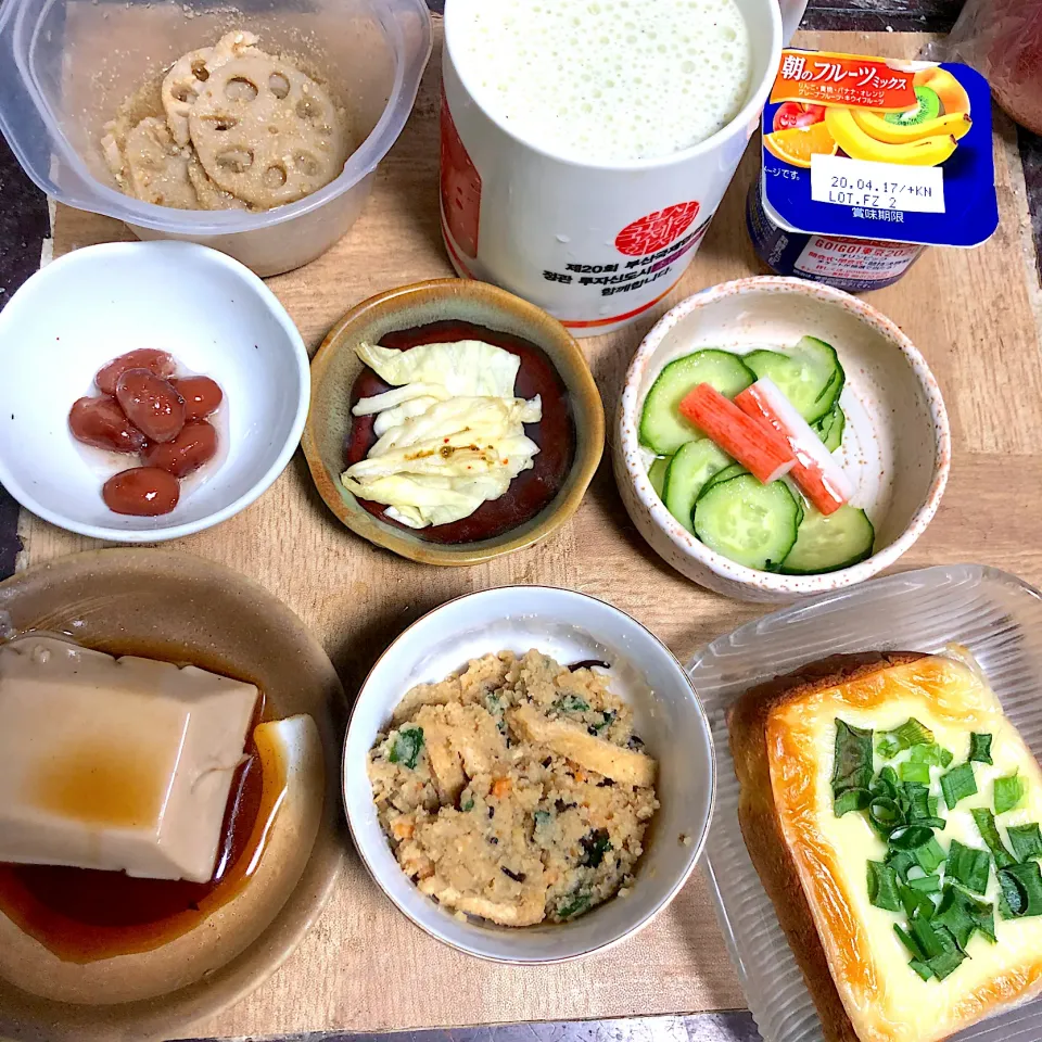 今日の朝ごはん。|くのっちさん