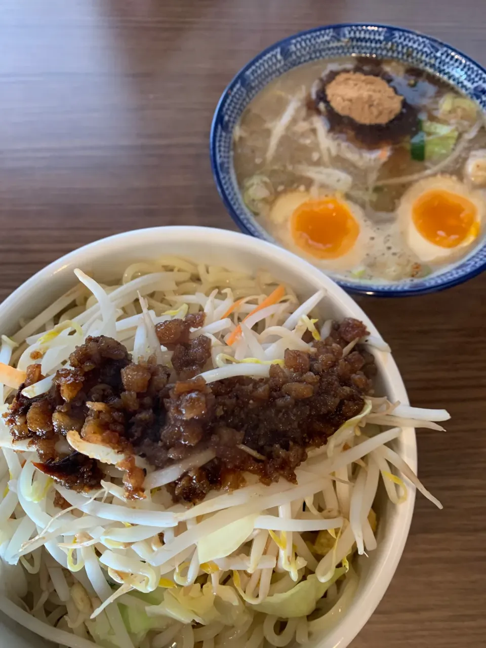 Snapdishの料理写真:濃厚味玉つけ麺アブサラのせ|Yoshiさん