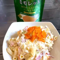 Snapdishの料理写真:東京デーリーチーズチップス入り マカロニサラダ|きららさん