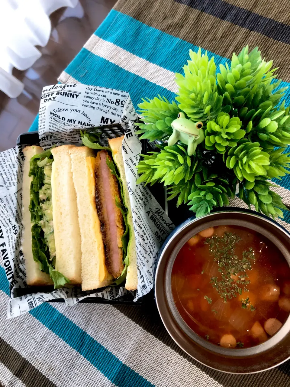 Snapdishの料理写真:本日の娘弁🥪|chiezooさん