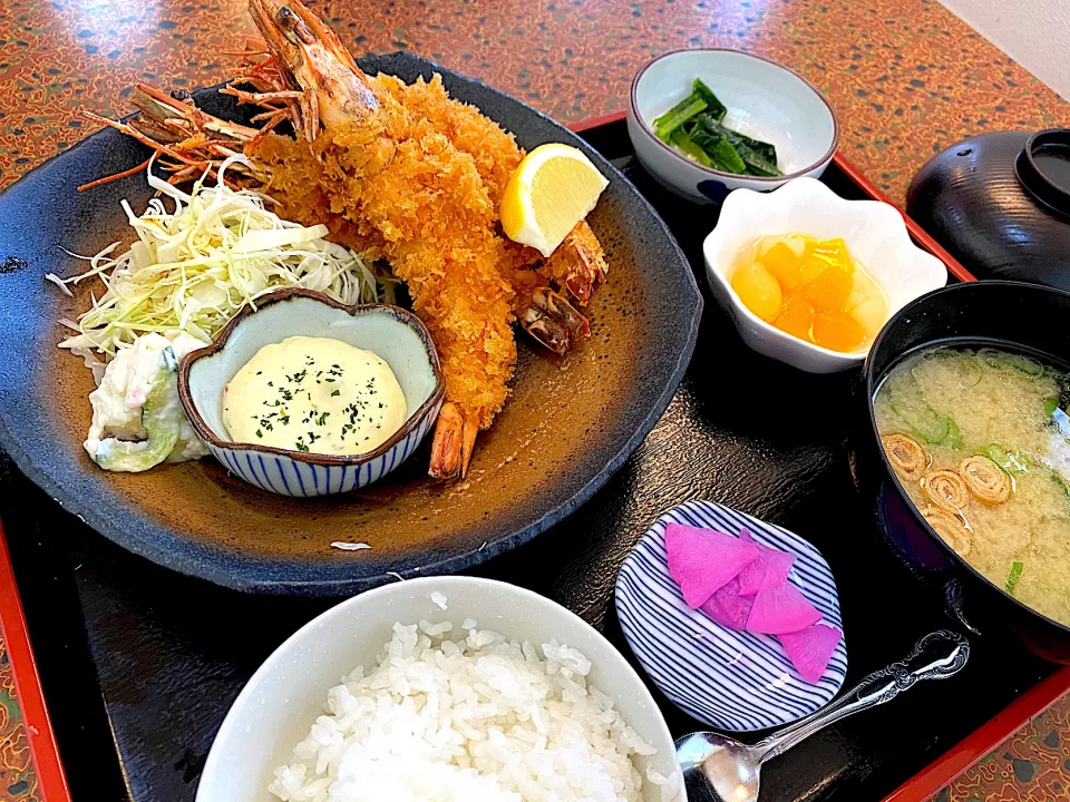 大海老フライ定食（漁）|チルさん