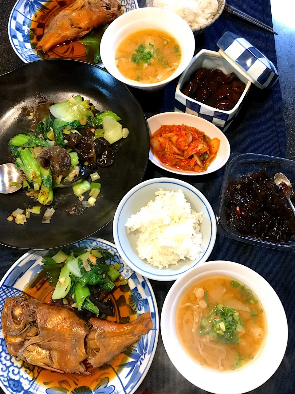 金目鯛の煮付けで夜ご飯|シュトママさん