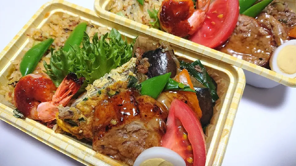 Snapdishの料理写真:本日の糖質オフ弁当☺️|レオンさん