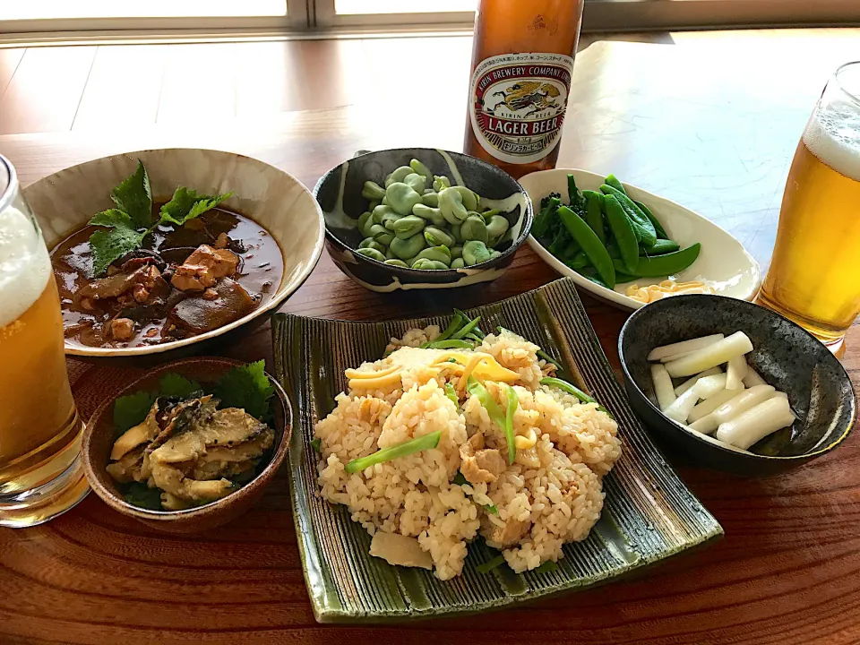 2020.4.4 春のご馳走ランチ🍻🍻🍻|ゆみずさん