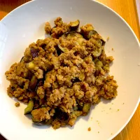 ナスの肉みそ炒め|たかたかさん