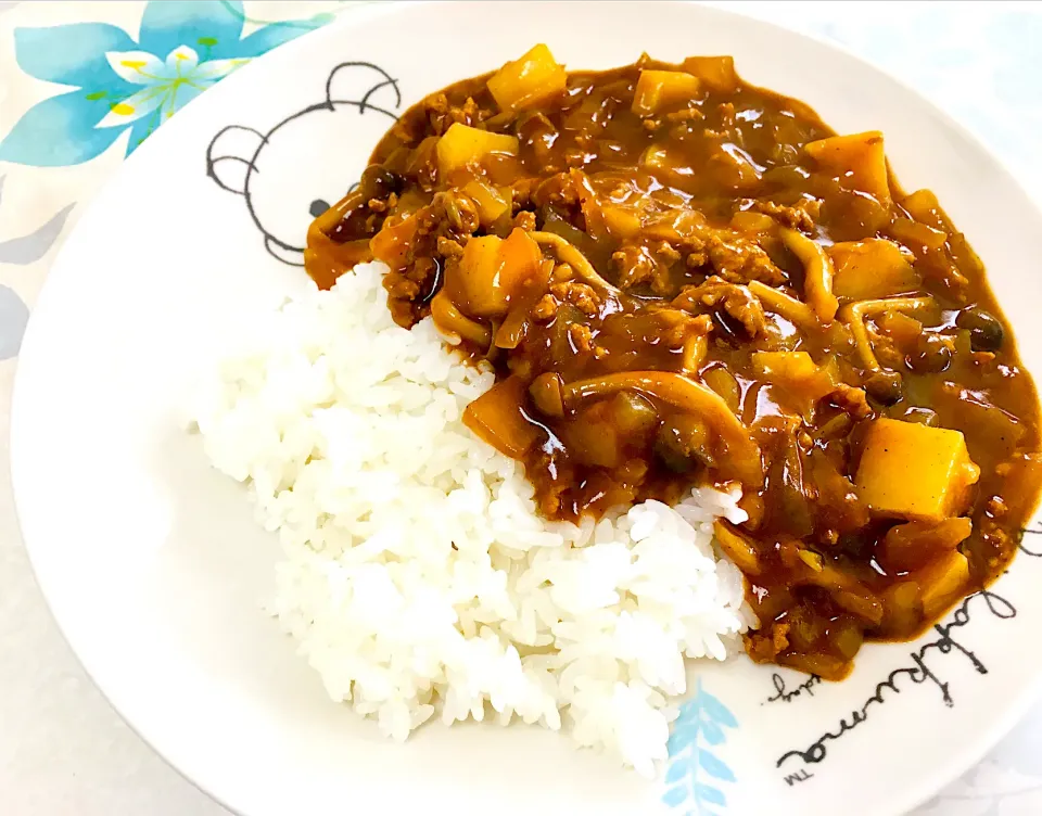 濃いめの珈琲入り挽肉カレー|yummyさん