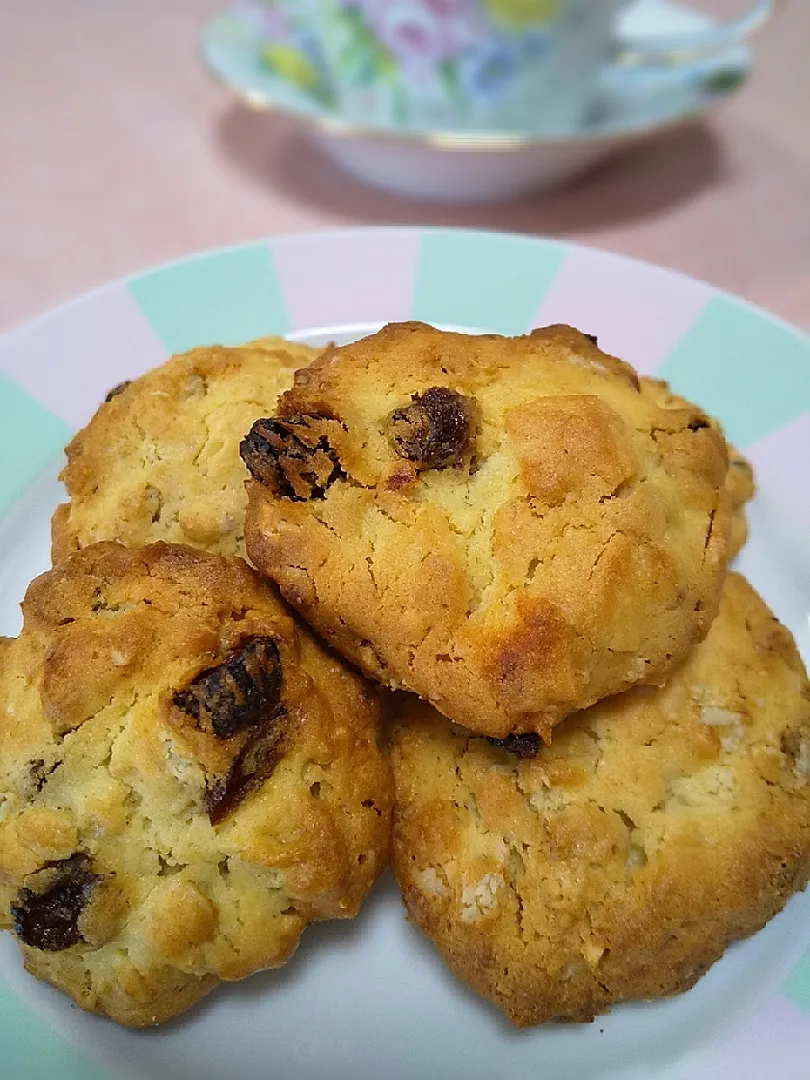 Snapdishの料理写真:☆今日のおやつ☆　オートミールクッキー|hamamaさん