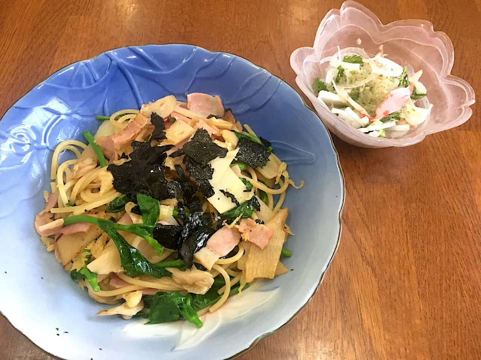 春野菜のパスタ&サラダ🥗|sakuramochiさん