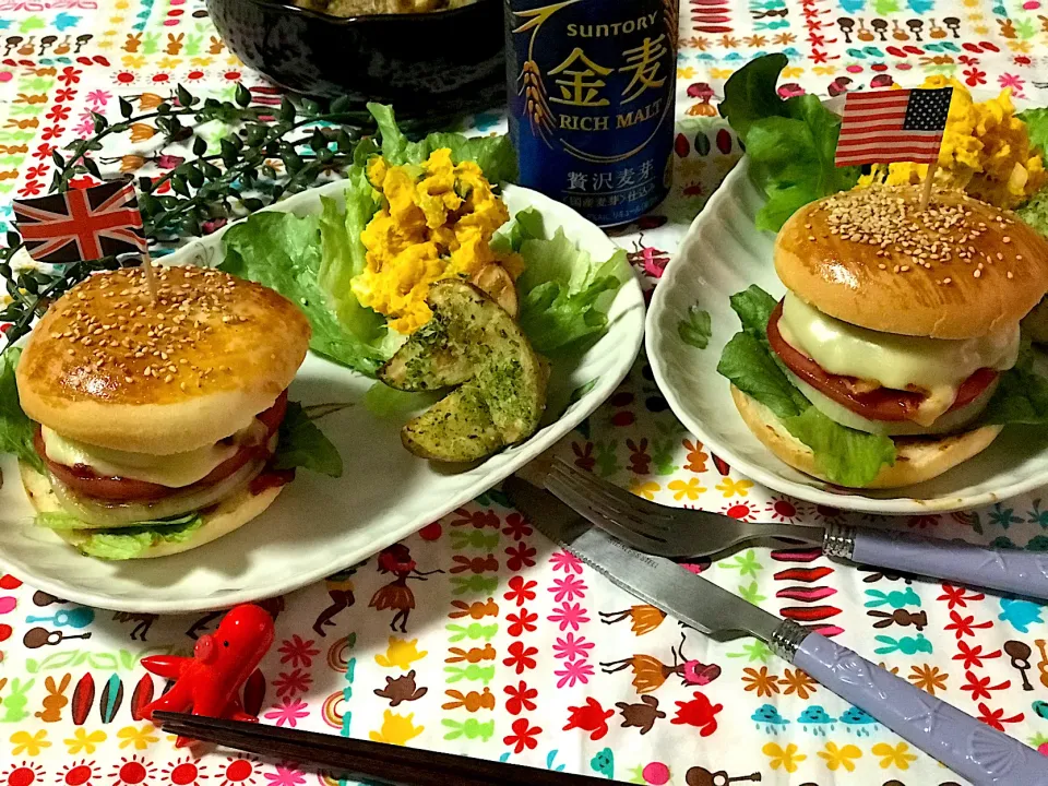 パン修行〰初めてのバウンズでハンバーガーディナー🍔🍴|noeさん