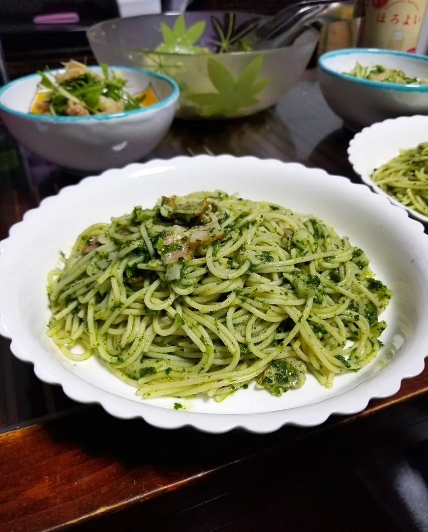 パセリのオイルパスタ🍝☺️♪|dai.noriさん