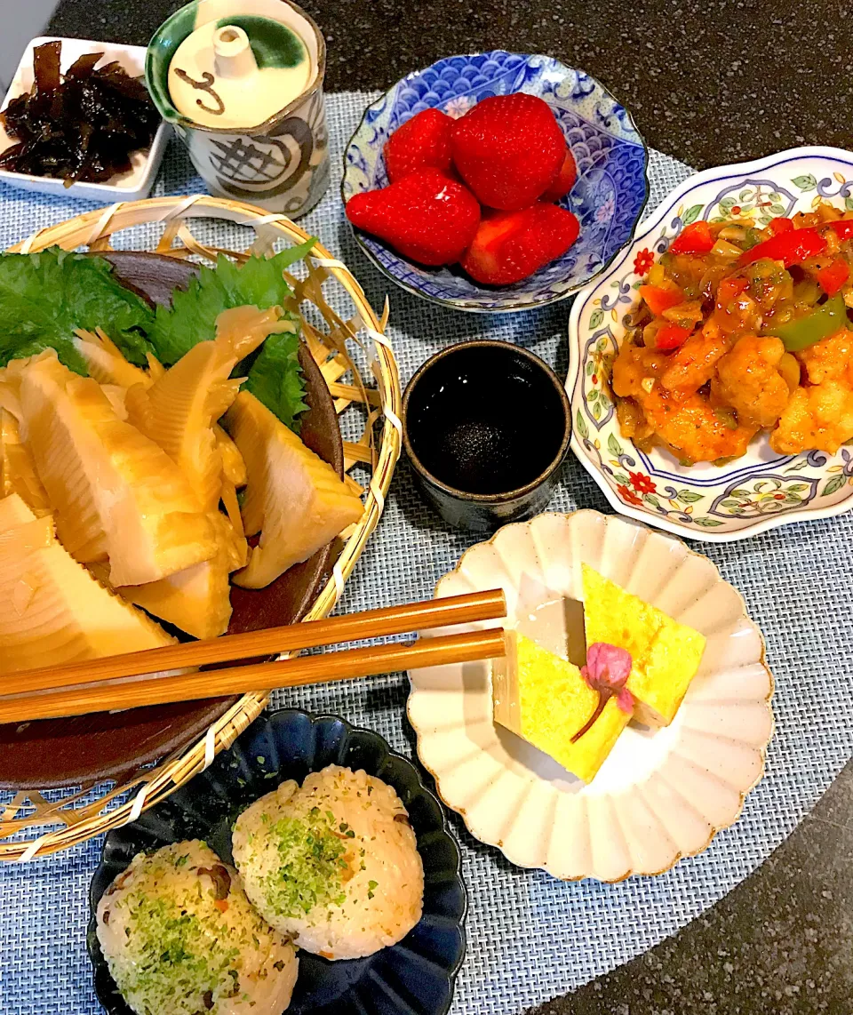 今年初の竹の子で夜ご飯|シュトママさん