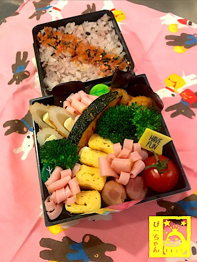 次女☆専門学生弁当🌸1日目|☆ぴ〜ちゃん☆さん