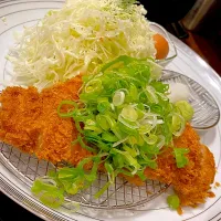 Snapdishの料理写真:揚出しねぎおろしとんかつ|あきさん