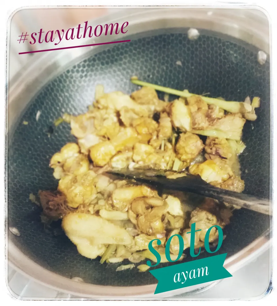 Snapdishの料理写真:soto ayam on proses|ekaさん