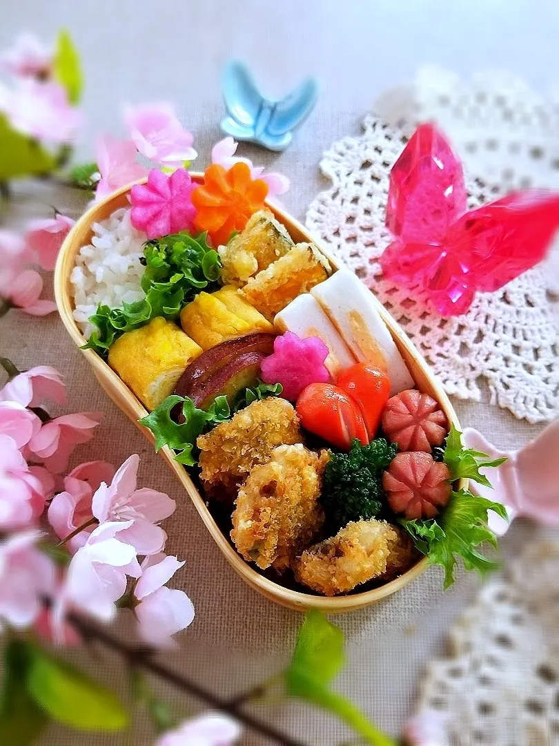 鰯フライ弁当|sugar beansさん