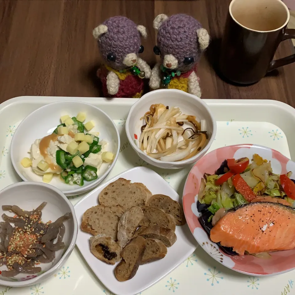 Snapdishの料理写真:晩ごぱん(^-^)|chagashiさん