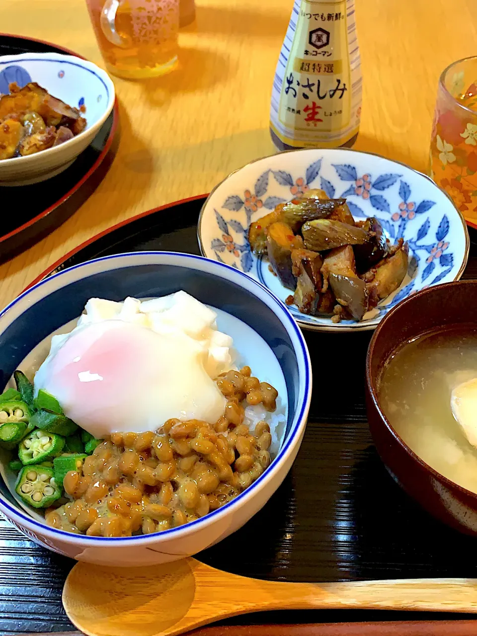 ねばねば丼で晩御飯|Mikaさん