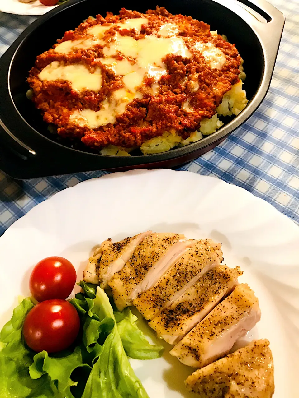 ☆番外編〜アラジンさんでグリルチキンとポテトグラタン|静香さん