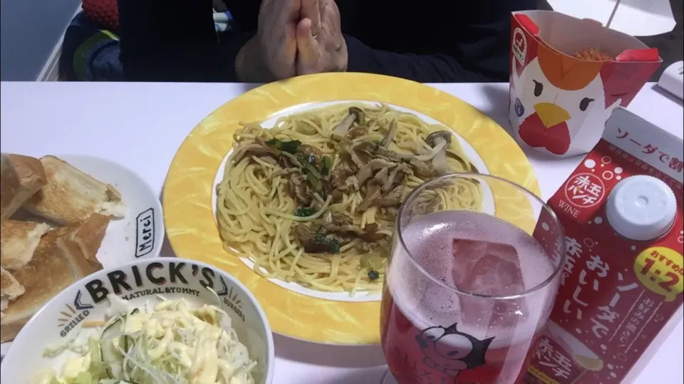 今宵は、キノコの和風パスタ🍝|Kojiさん