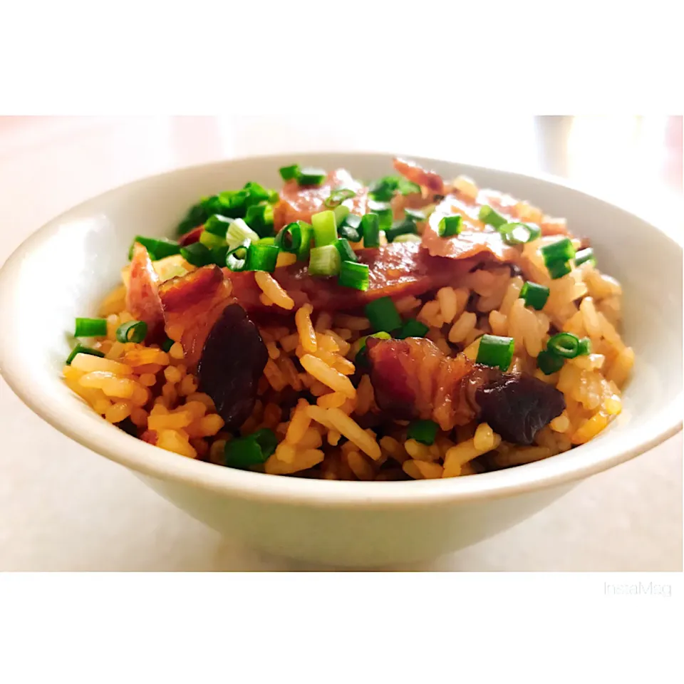 Chinese sausage clay pot rice 🍚|amyさん