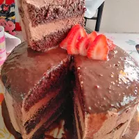 Snapdishの料理写真:Torta de chocolate|Pastelería Dulce Paraísoさん