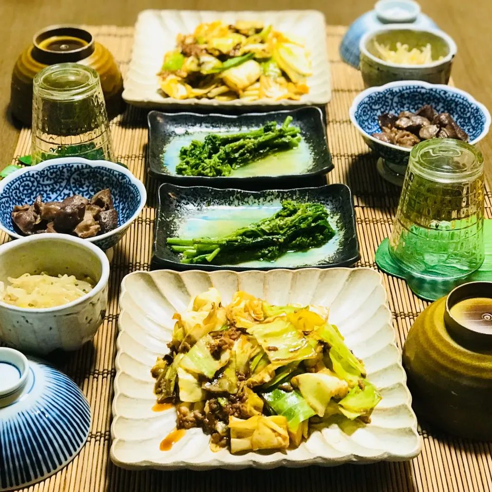 Snapdishの料理写真:冷蔵庫の残り野菜でなんとか😂|nailsbayさん