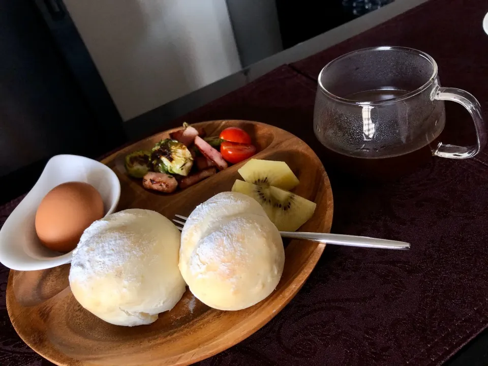 Snapdishの料理写真:今日の朝ゴパン♡|csigapogiさん