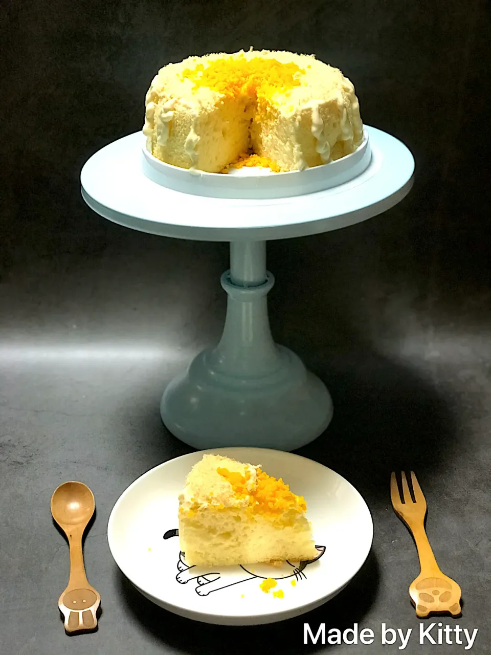 Salted egg sponge cake|kittybeoさん